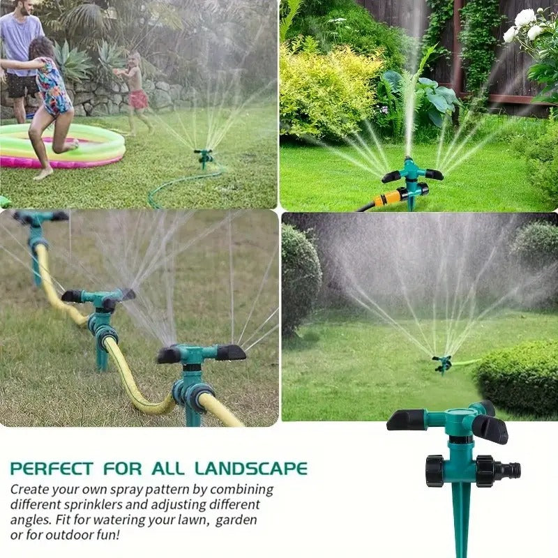 Garden Sprinkler System Set of 5 - Durable Irrigation Solution for Lawns