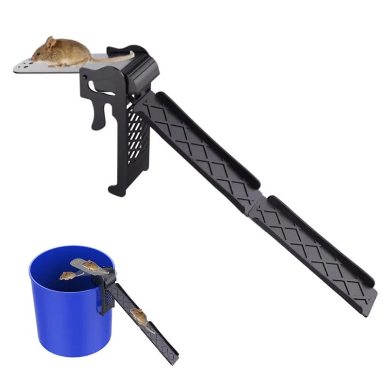 Humane Reusable Mouse Trap - Walk the Plank Design for Effective Rodent Control