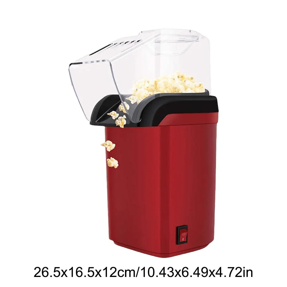 Electric Popcorn Maker with Hot Air Technology for Home Movie Nights