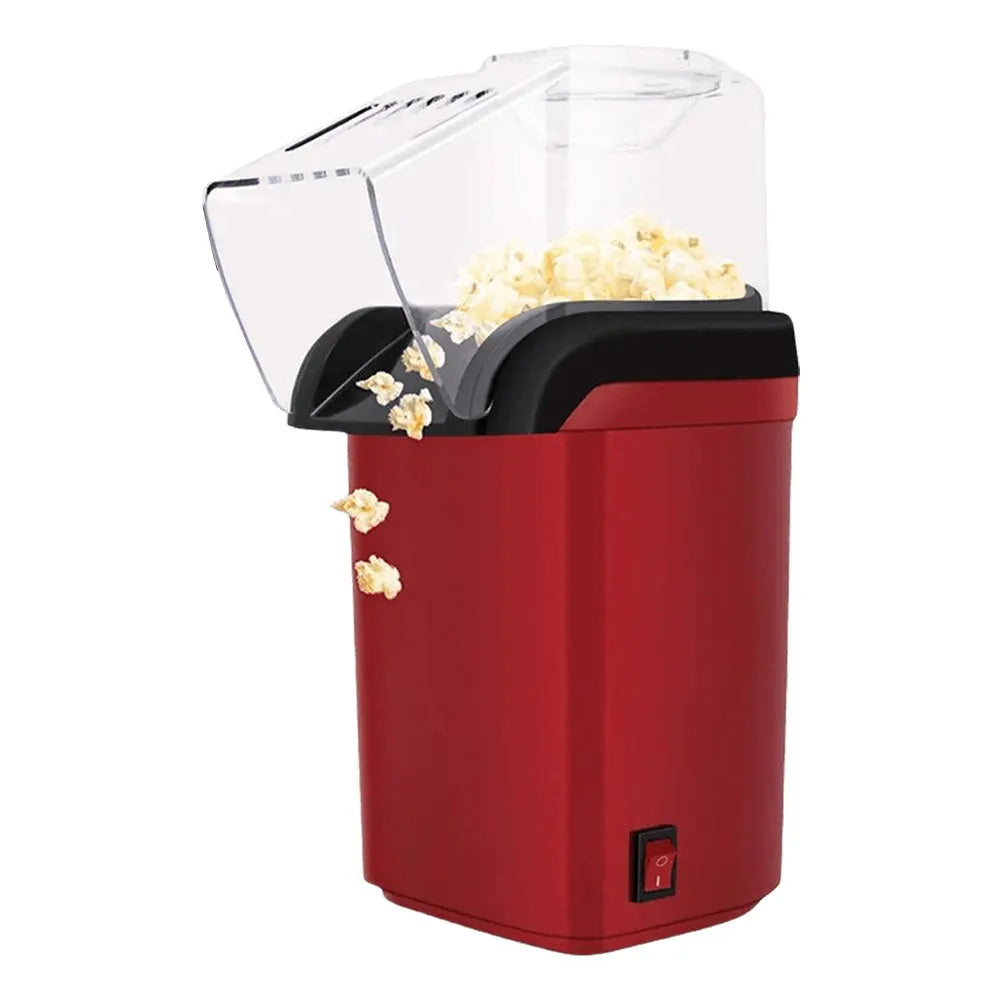 Electric Popcorn Maker with Hot Air Technology for Home Movie Nights