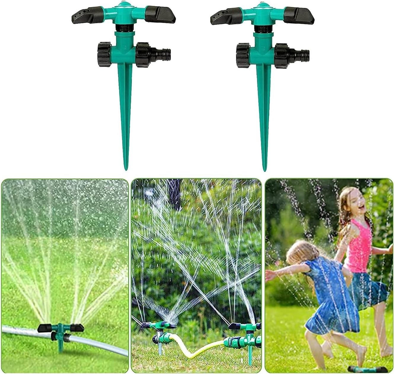 Garden Sprinkler System Set of 5 - Durable Irrigation Solution for Lawns