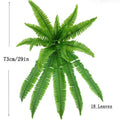 Lifelike UV Resistant Artificial Boston Fern Plant for Home Decor