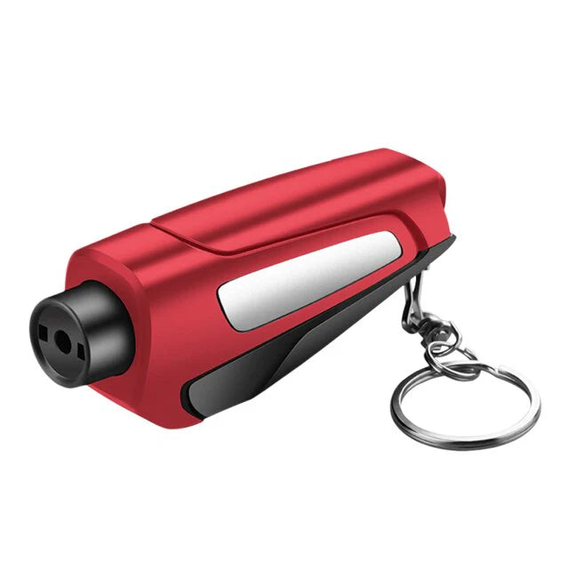 Compact Emergency Safety Hammer with Glass Breaker for Vehicle Escape