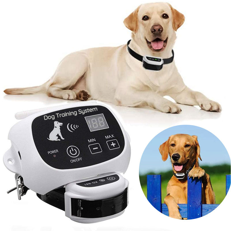 Wireless Dog Fence System with Adjustable Collar for Safe Outdoor Use