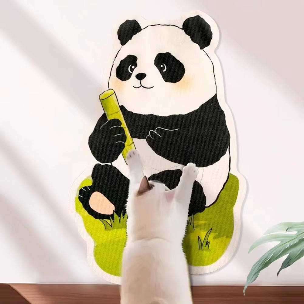 Wall-Mounted Cat Scratching Post - Durable Sisal Rope - Space-Saving Design