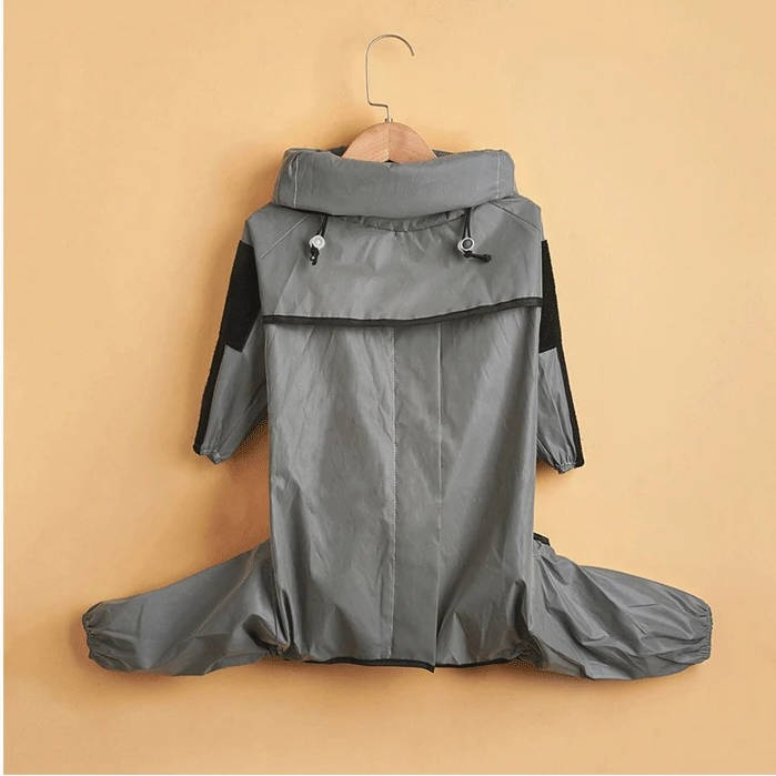 Waterproof Dog Raincoat with Adjustable Hood for Outdoor Use