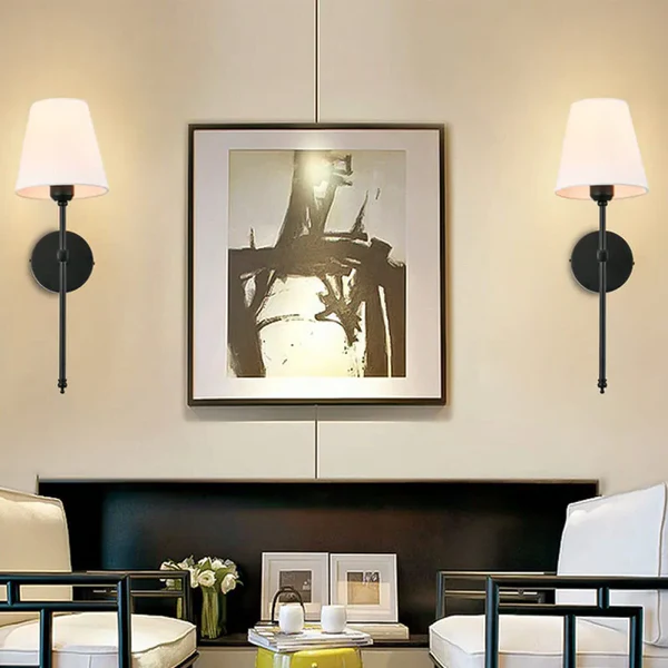 Wireless Wall Sconce Light Fixture - Modern Design for Indoor Lighting