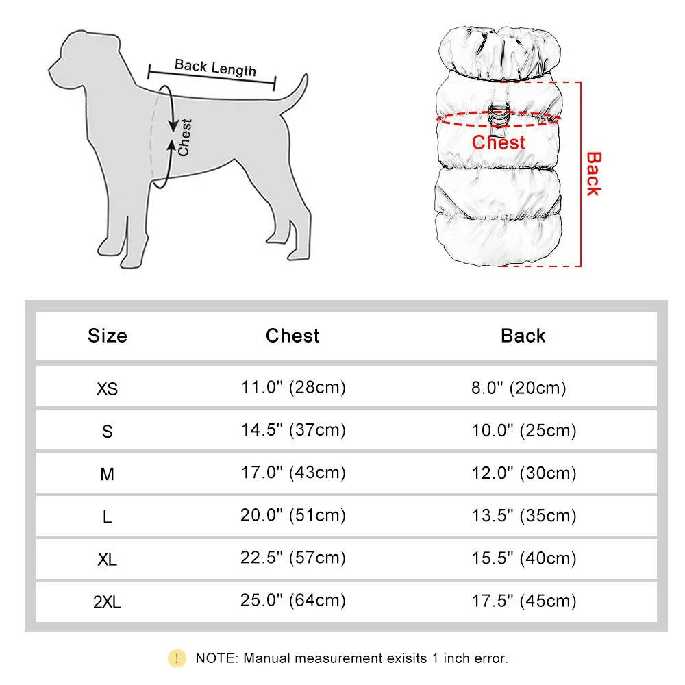Warm Winter Dog Jacket - Cozy Fleece, Stylish Design for Small & Medium Dogs