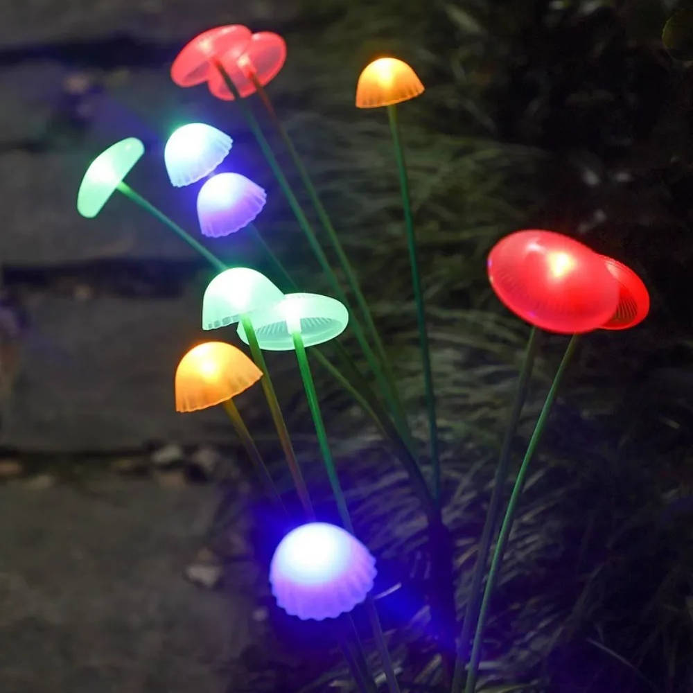 Outdoor Solar Jellyfish String Lights - Waterproof Decorative Garden Lighting