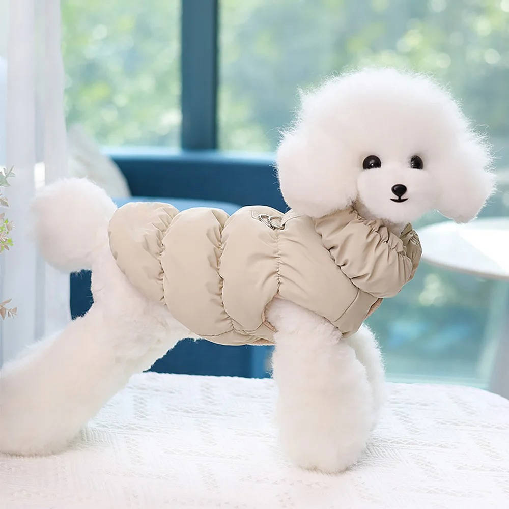 Warm Winter Dog Jacket - Cozy Fleece, Stylish Design for Small & Medium Dogs