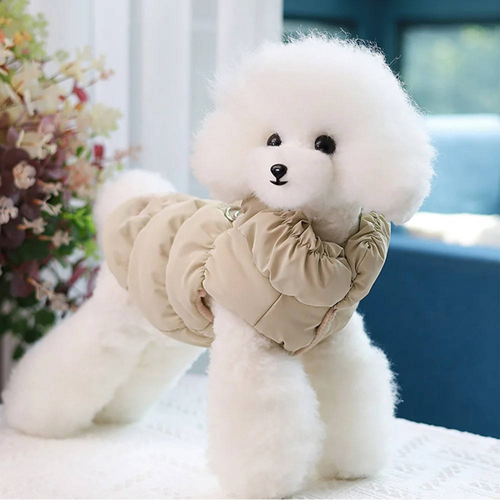 Warm Winter Dog Jacket - Cozy Fleece, Stylish Design for Small & Medium Dogs