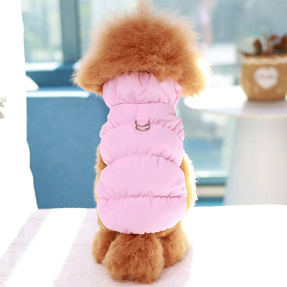 Warm Winter Dog Jacket - Cozy Fleece, Stylish Design for Small & Medium Dogs