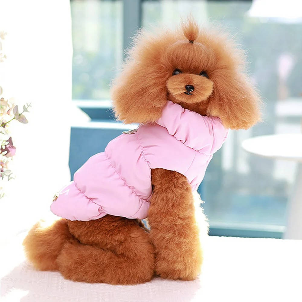 Warm Winter Dog Jacket - Cozy Fleece, Stylish Design for Small & Medium Dogs
