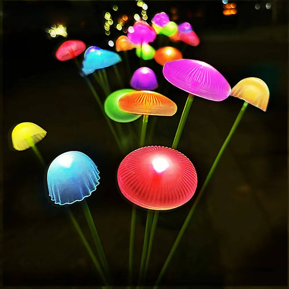 Outdoor Solar Jellyfish String Lights - Waterproof Decorative Garden Lighting