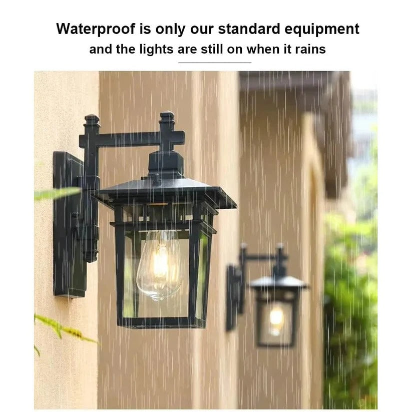 Weather-Resistant Outdoor Wall Light Fixture - Modern Design for Patios